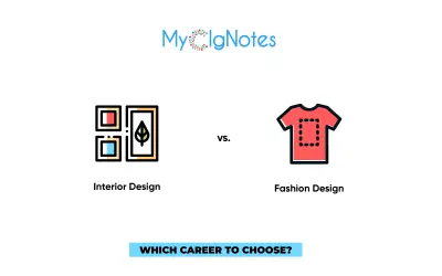 Comparison between Interior and Fashion Design as a Careers Option